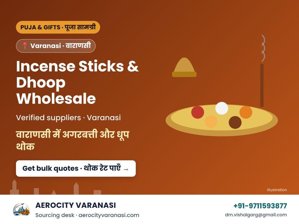 Incense Sticks & Dhoop Wholesale in Varanasi