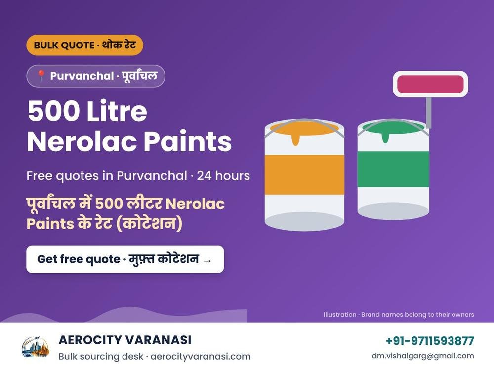 500 Litre Nerolac Paints Quotes in Purvanchal