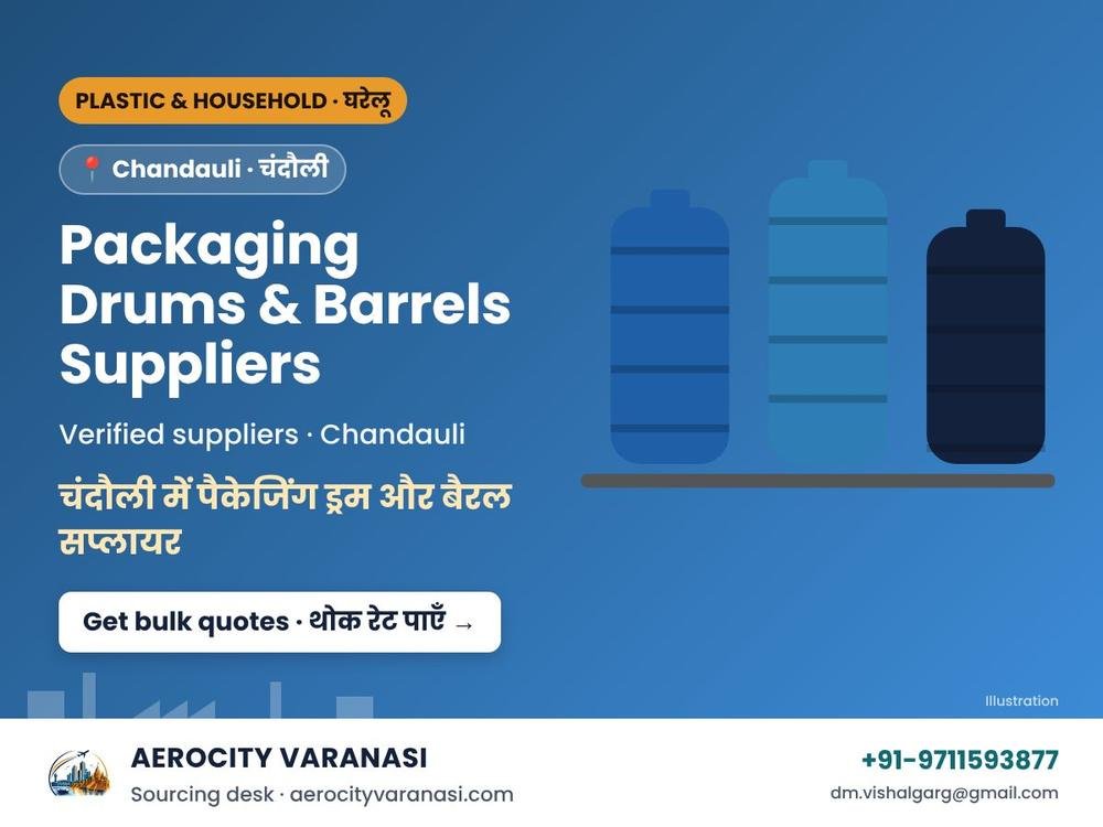 Packaging Drums & Barrels Suppliers in Chandauli
