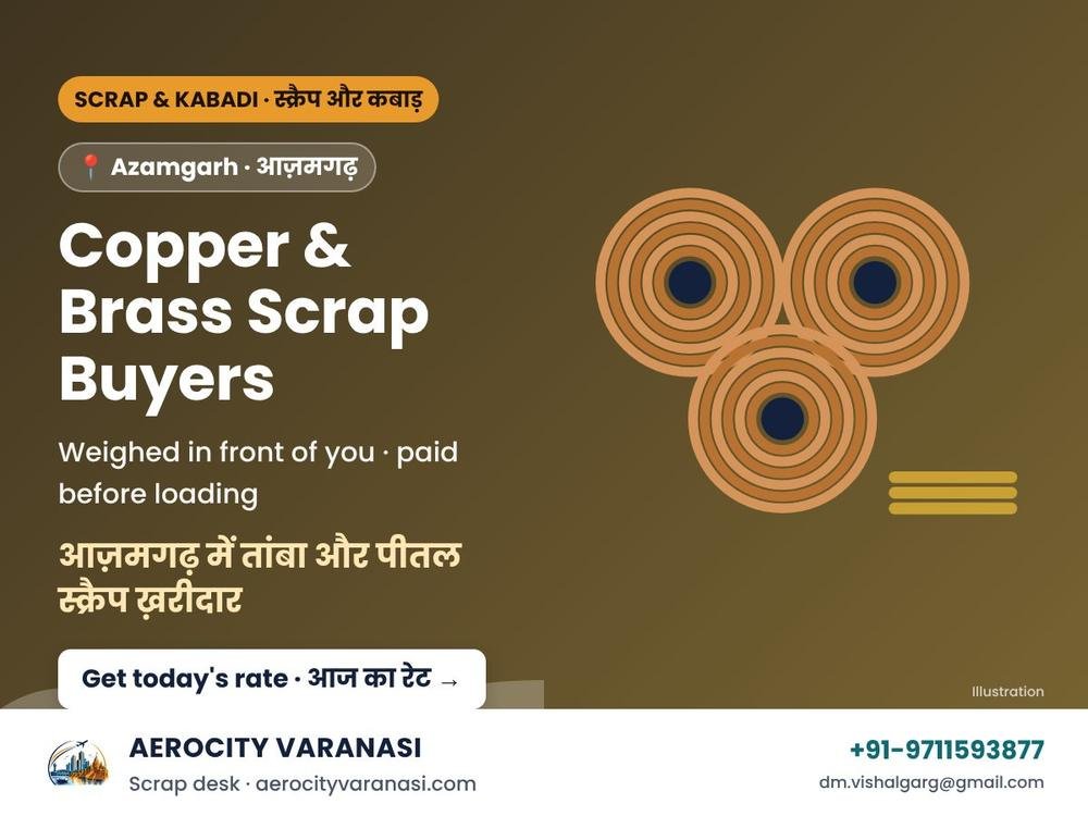 Copper & Brass Scrap Buyers in Azamgarh – Wire, Cable & Utensil Scrap