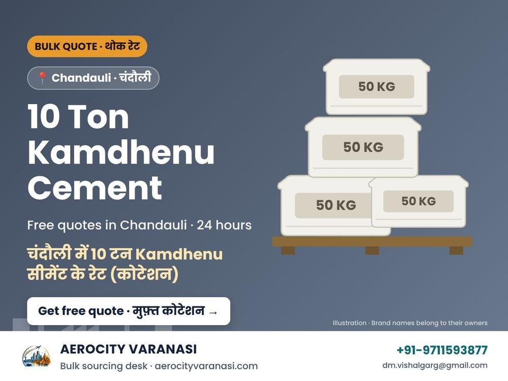 10 Ton Kamdhenu Cement Quotes in Chandauli