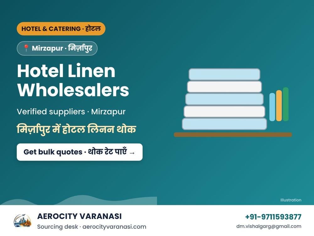 Hotel Linen Wholesalers in Mirzapur
