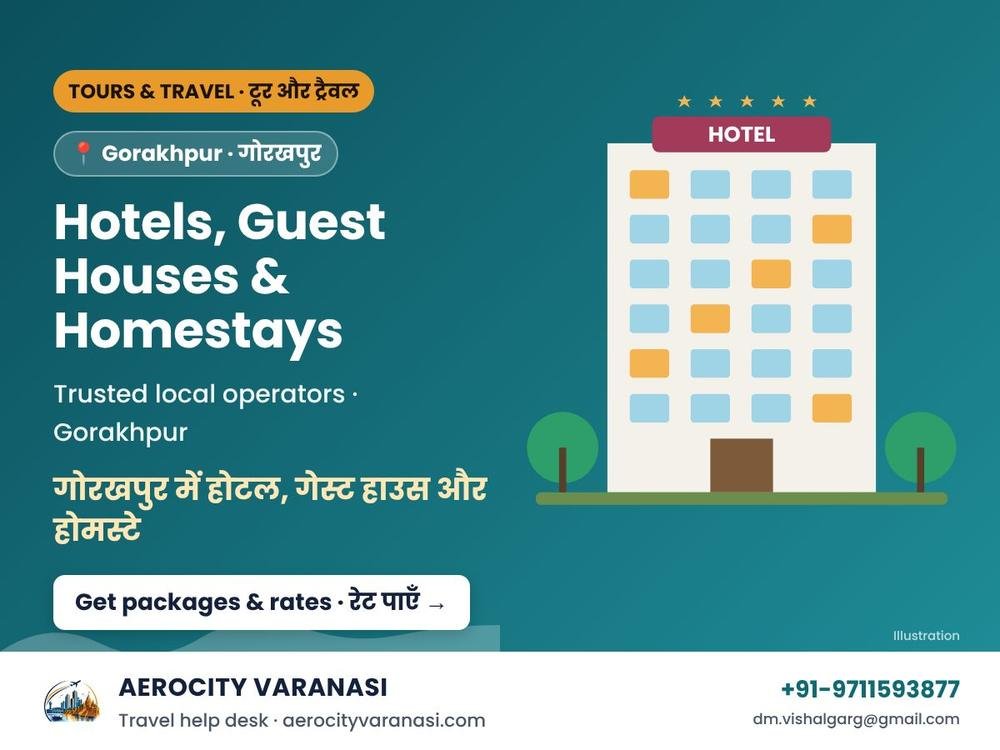 Hotels, Guest Houses & Homestays in Gorakhpur – Best Rates