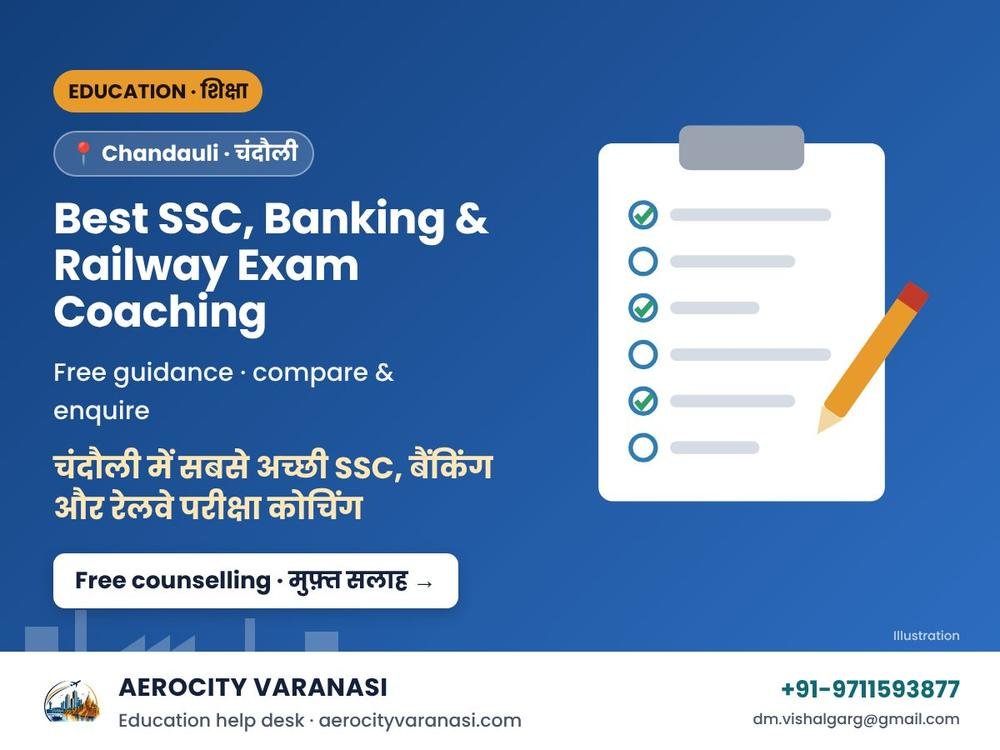 Best SSC, Banking & Railway Exam Coaching in Chandauli