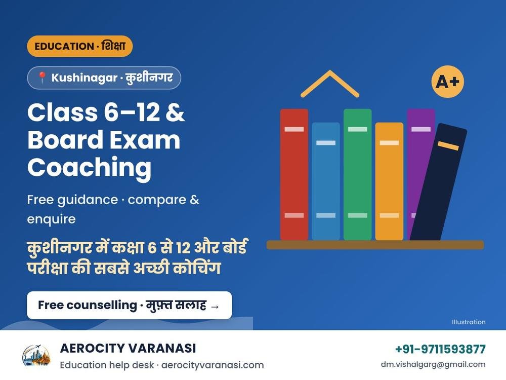 Best Coaching for Class 6 to 12 & Board Exams in Kushinagar