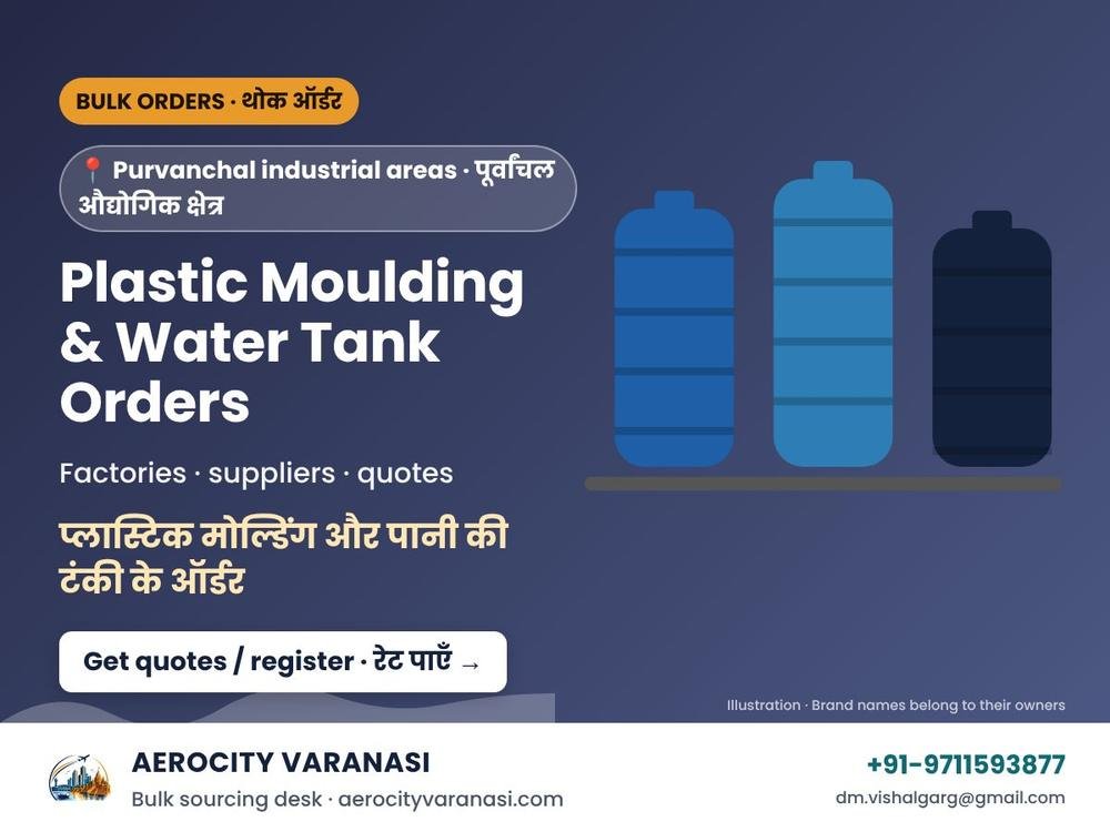 Plastic Moulding & Water Tank Orders – Purvanchal Industrial Areas