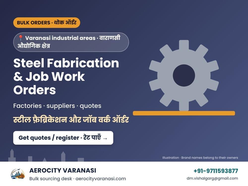 Steel Fabrication & Job Work Orders – Varanasi Industrial Areas