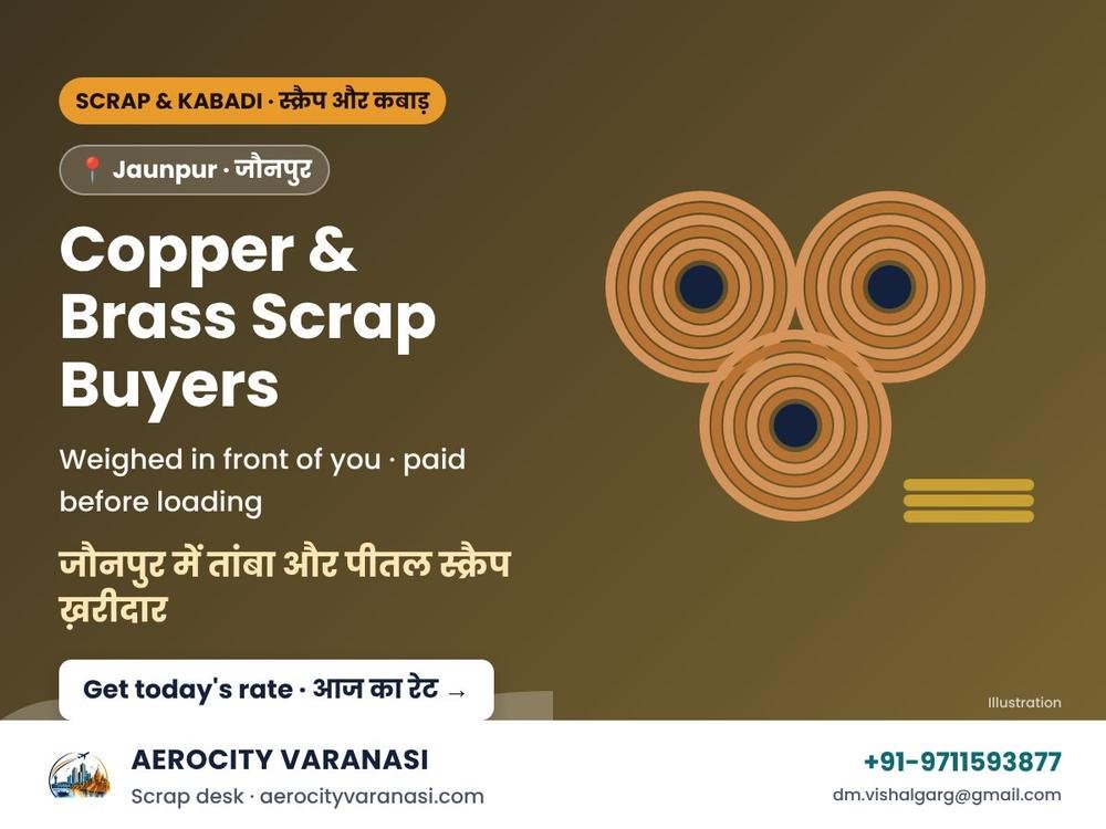 Copper & Brass Scrap Buyers in Jaunpur – Wire, Cable & Utensil Scrap