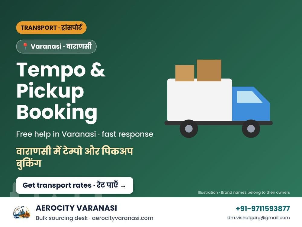 Tempo & Pickup Booking in Varanasi