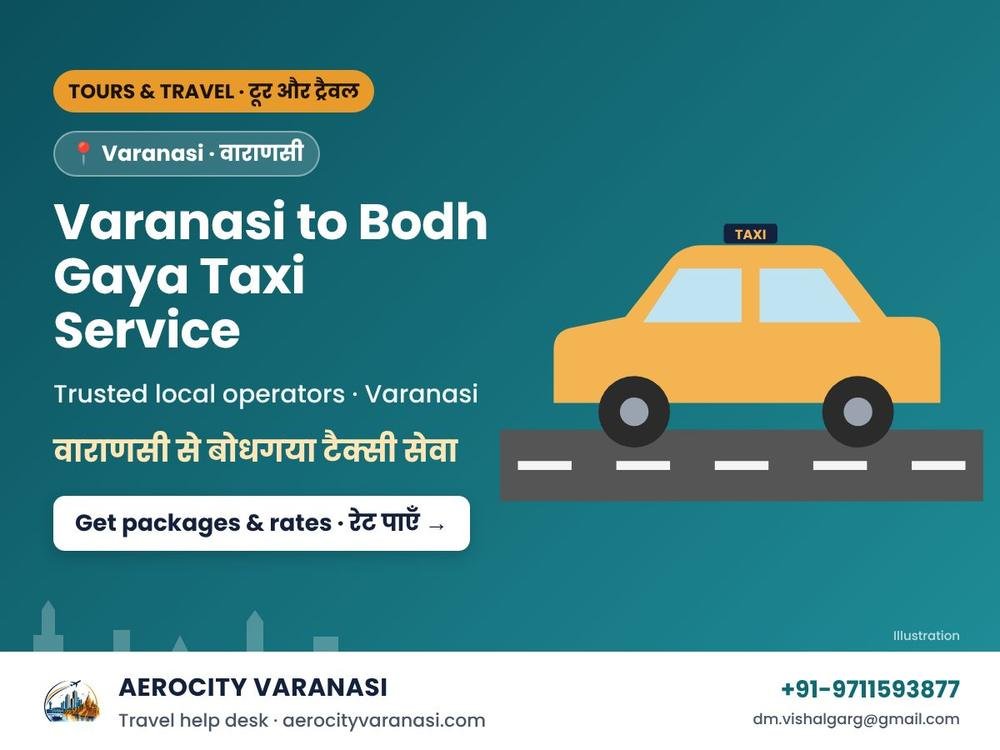 Varanasi to Bodh Gaya Taxi Service