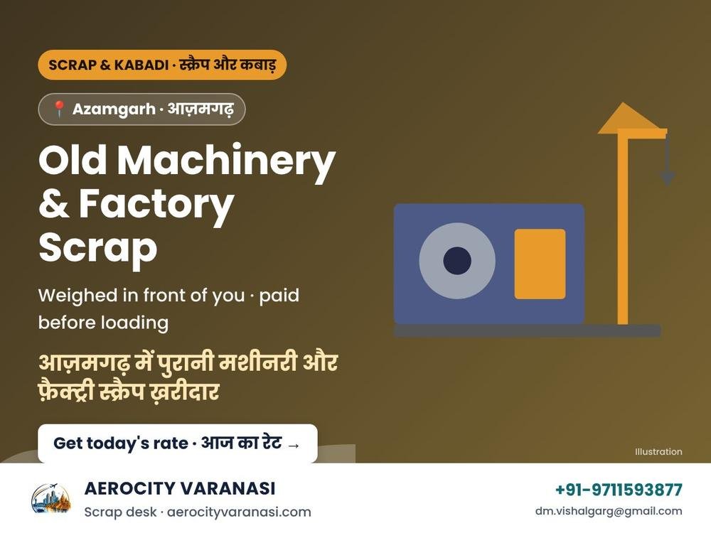 Old Machinery & Factory Scrap Buyers in Azamgarh – Plant Dismantling