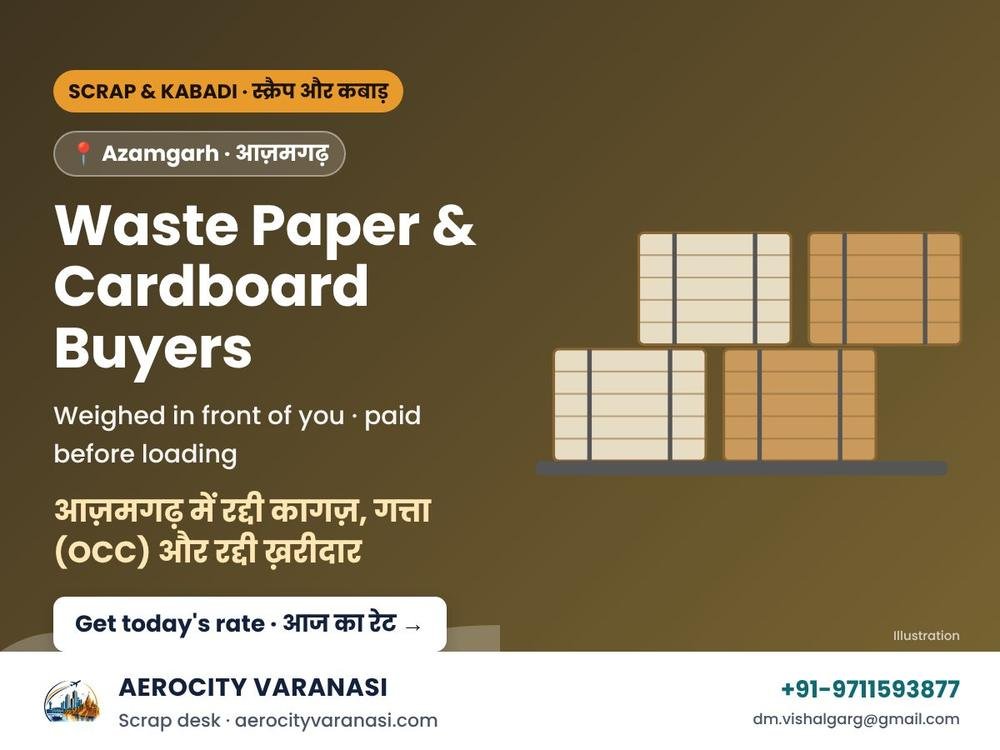 Waste Paper, Cardboard (OCC) & Raddi Buyers in Azamgarh