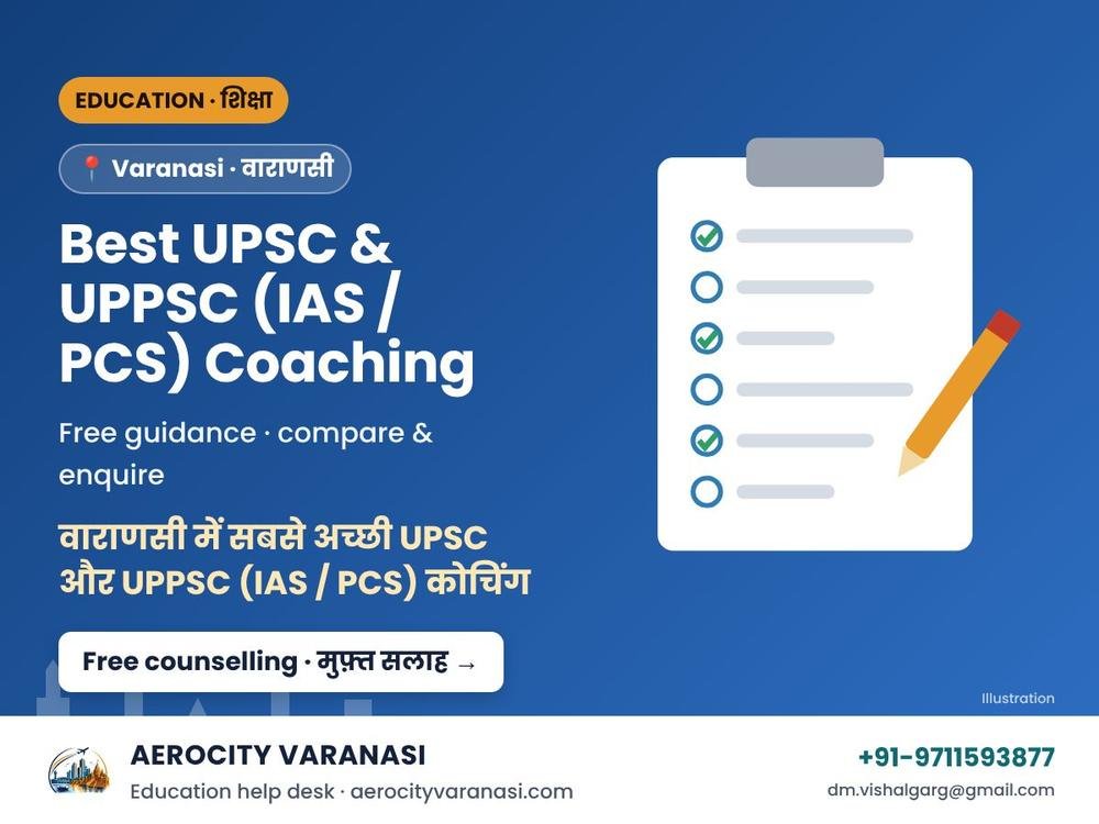 Best UPSC & UPPSC (IAS / PCS) Coaching in Varanasi