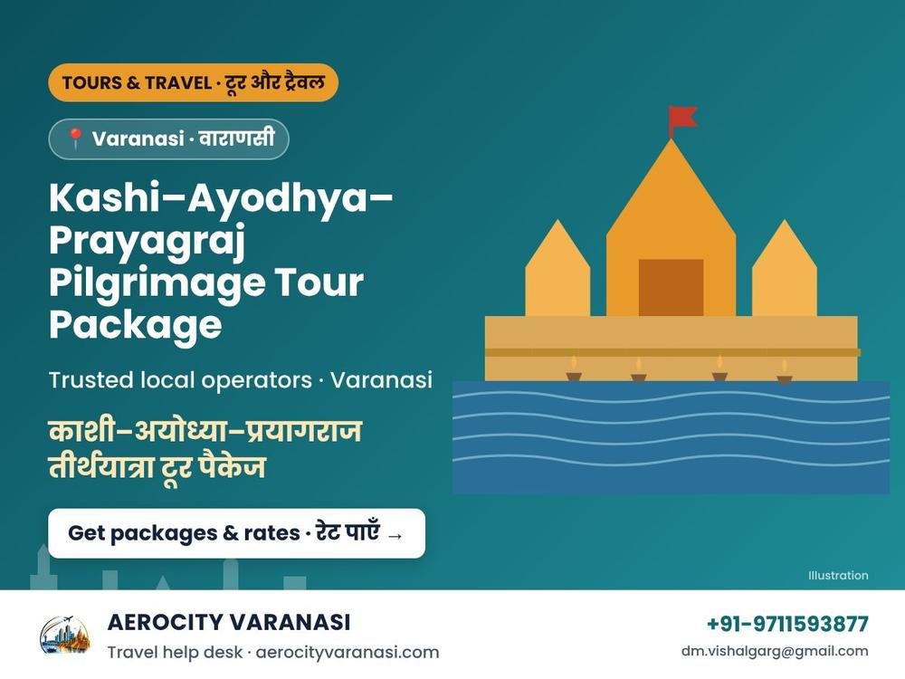 Kashi–Ayodhya–Prayagraj Pilgrimage Tour Package