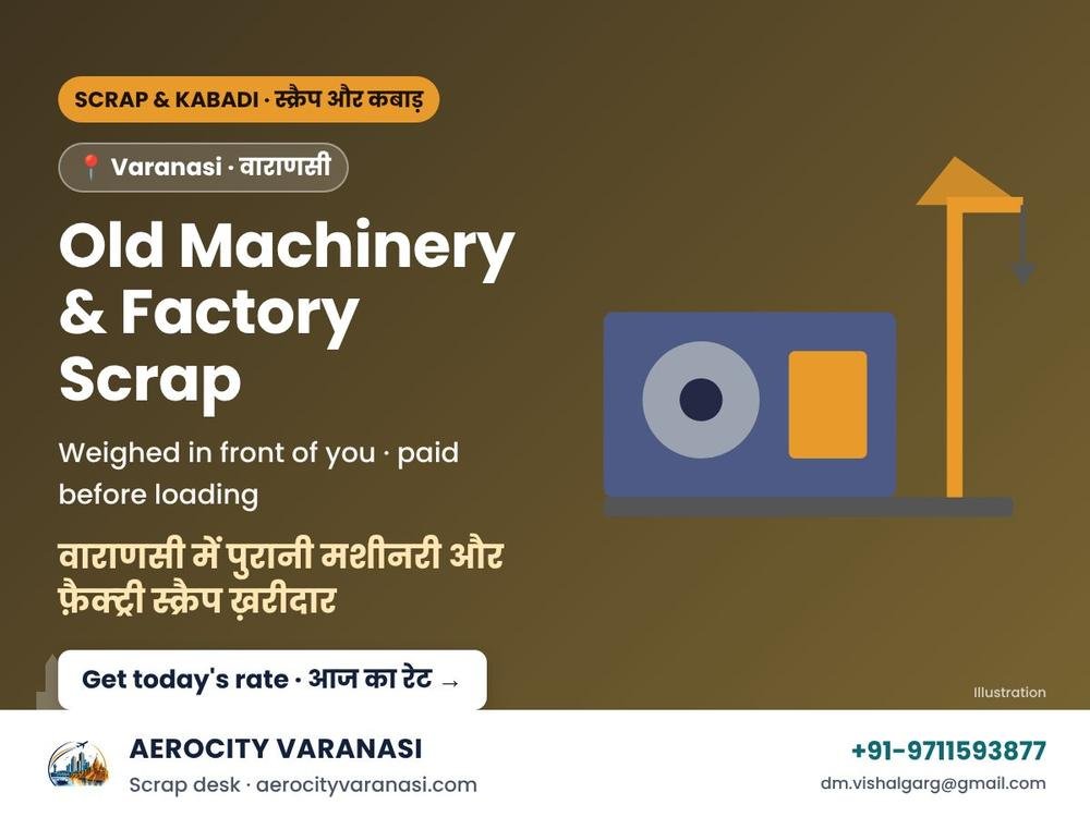 Old Machinery & Factory Scrap Buyers in Varanasi – Plant Dismantling