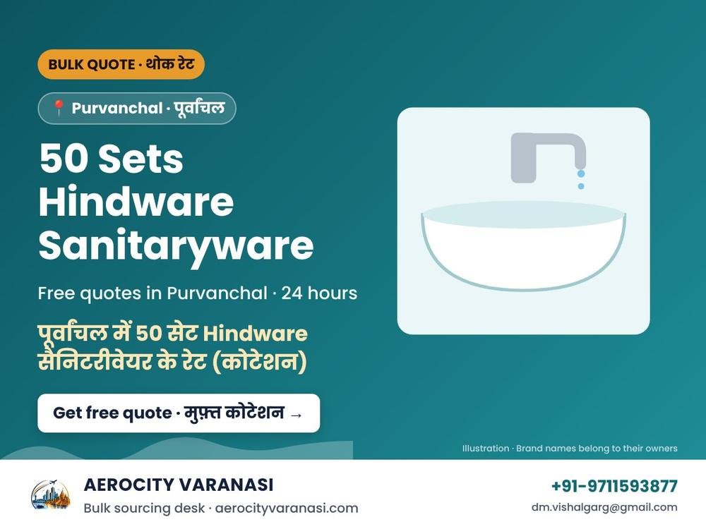 50 Sets Hindware Sanitaryware Quotes in Purvanchal