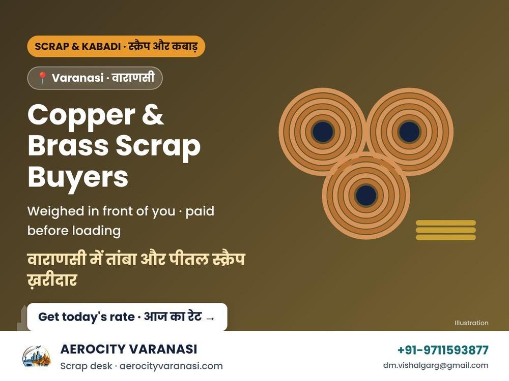 Copper & Brass Scrap Buyers in Varanasi – Wire, Cable & Utensil Scrap
