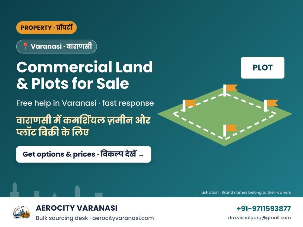 Commercial Land & Plots for Sale in Varanasi