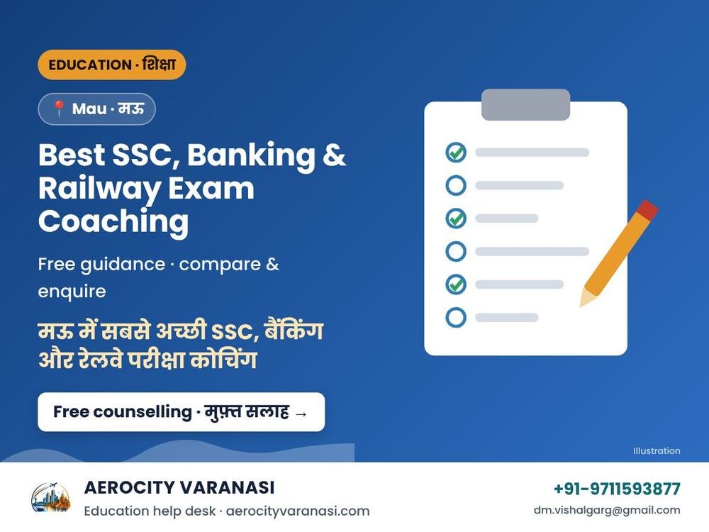 Best SSC, Banking & Railway Exam Coaching in Mau
