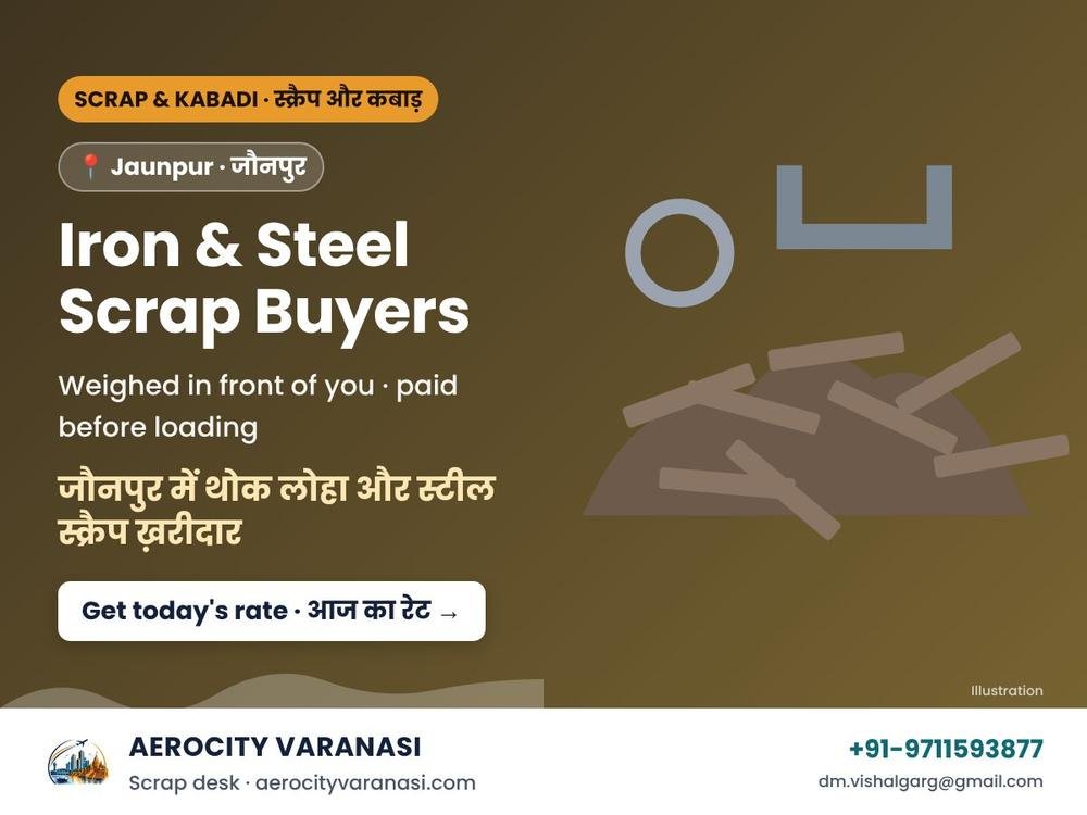 Bulk Iron & Steel Scrap Buyers in Jaunpur – MS, HMS & Cast Iron