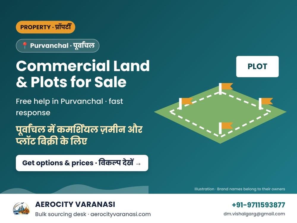 Commercial Land & Plots for Sale in Purvanchal