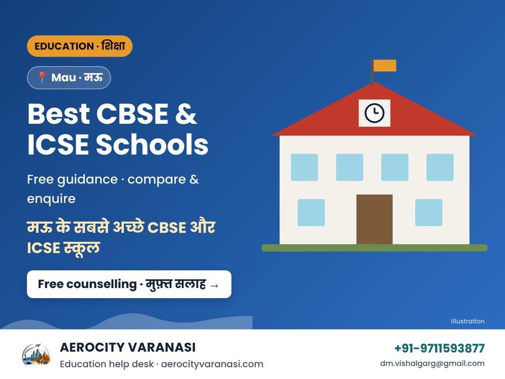 Best CBSE & ICSE Schools in Mau – Admission Help 2026-27