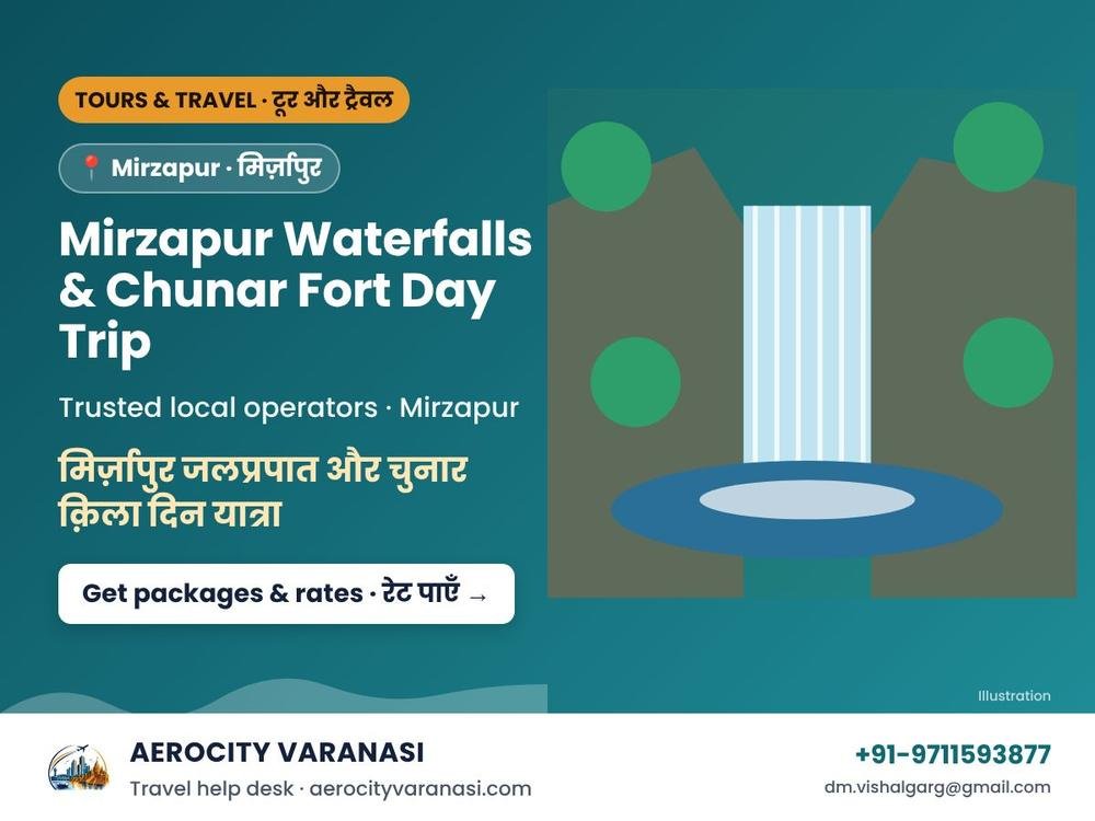 Mirzapur Waterfalls & Chunar Fort Day Trip