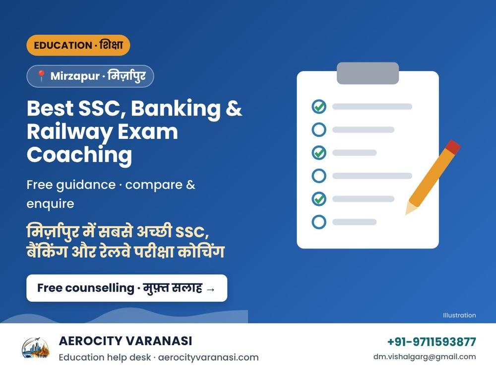 Best SSC, Banking & Railway Exam Coaching in Mirzapur
