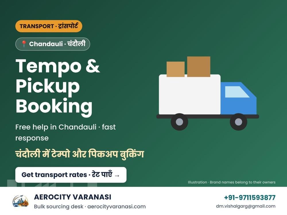 Tempo & Pickup Booking in Chandauli