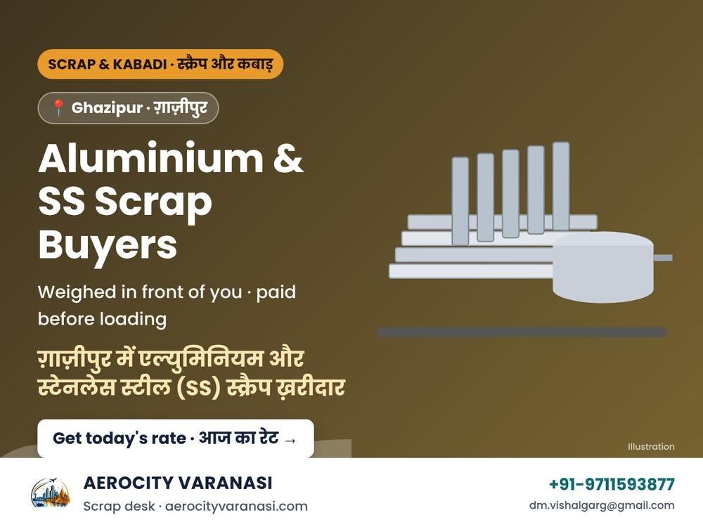 Aluminium & Stainless Steel (SS) Scrap Buyers in Ghazipur
