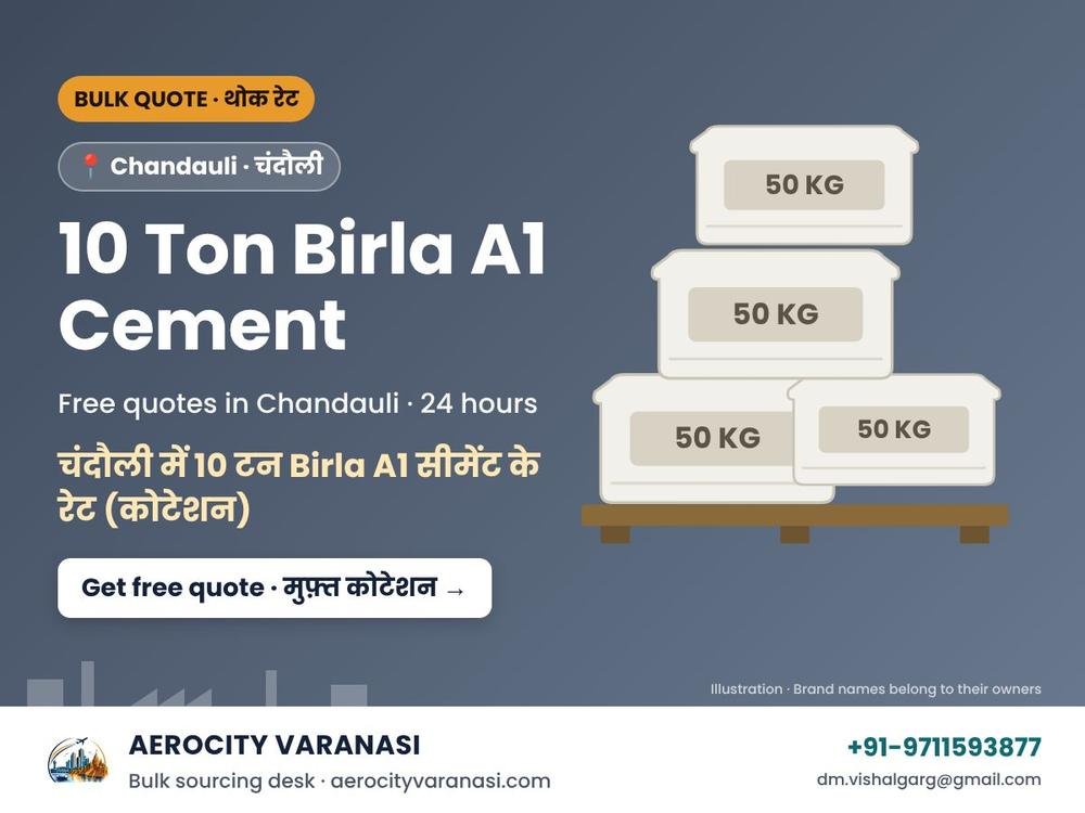 10 Ton Birla A1 Cement Quotes in Chandauli