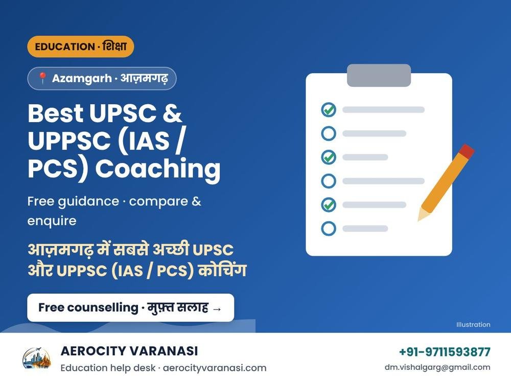 Best UPSC & UPPSC (IAS / PCS) Coaching in Azamgarh