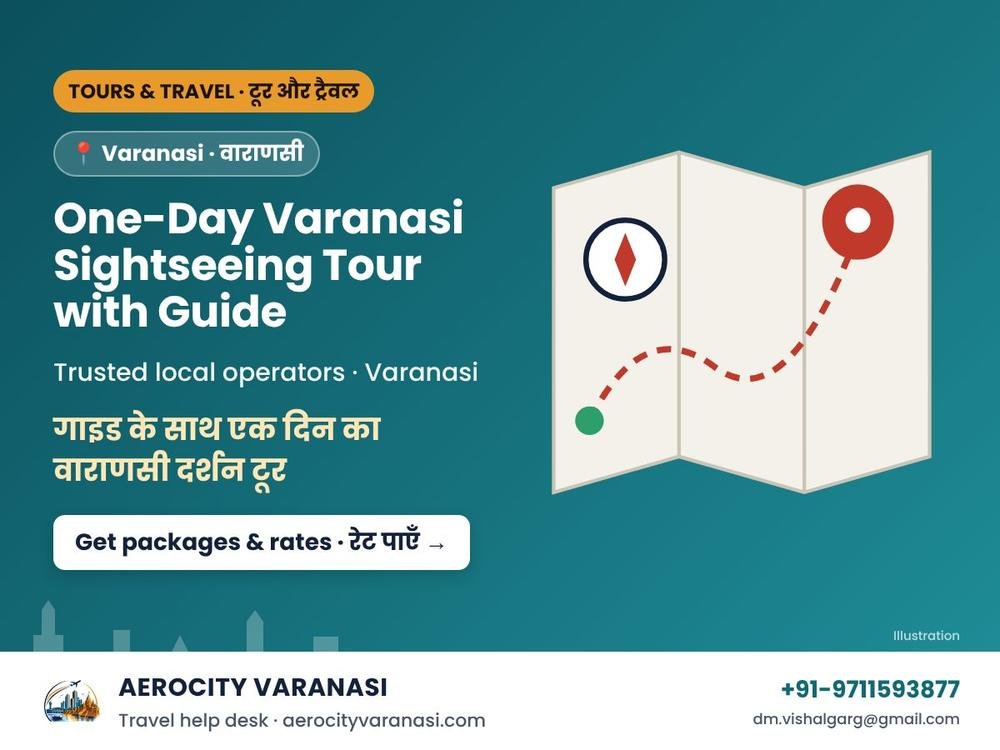 One-Day Varanasi Sightseeing Tour with Guide