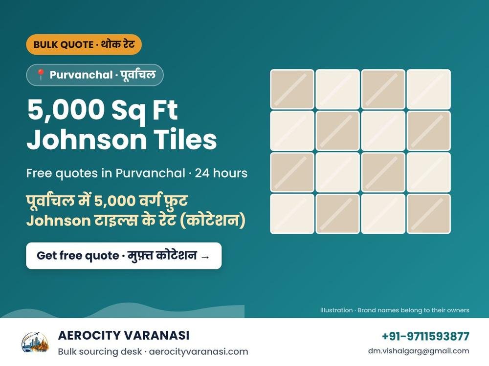 5,000 Sq Ft Johnson Tiles Quotes in Purvanchal