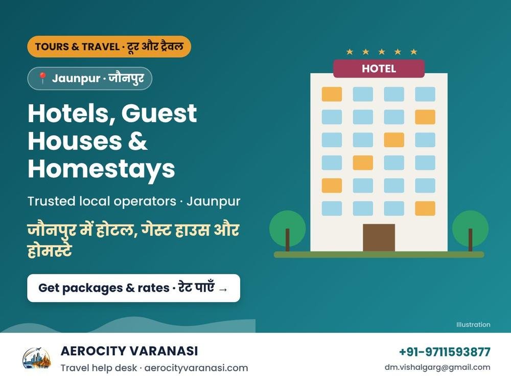 Hotels, Guest Houses & Homestays in Jaunpur – Best Rates
