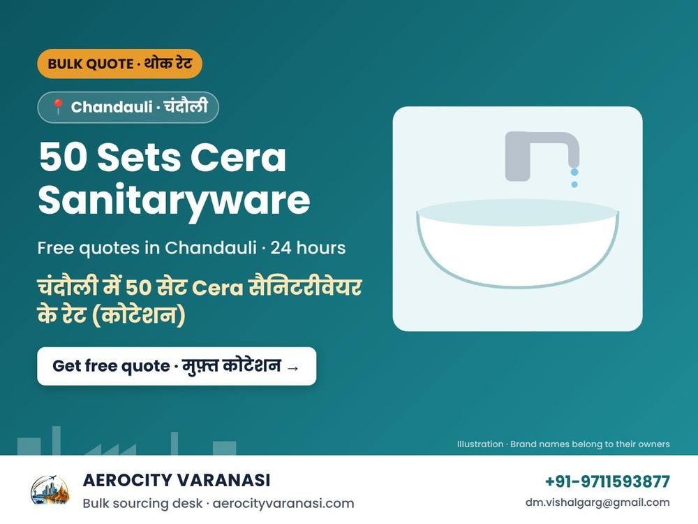 50 Sets Cera Sanitaryware Quotes in Chandauli