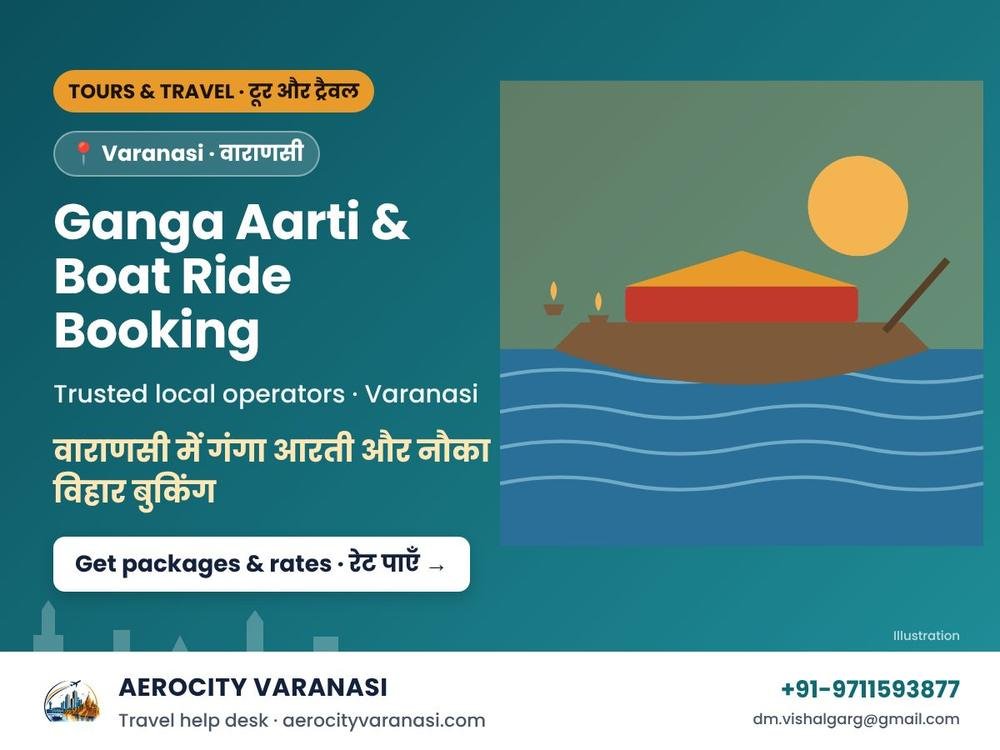 Ganga Aarti & Boat Ride Booking in Varanasi