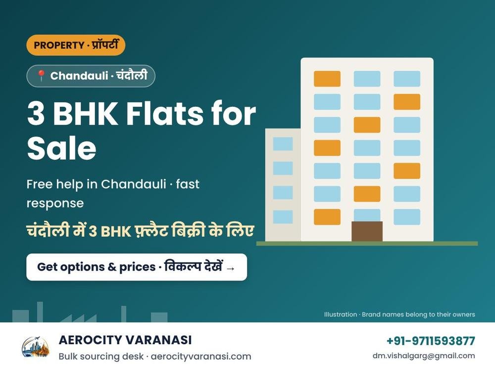 3 BHK Flats for Sale in Chandauli