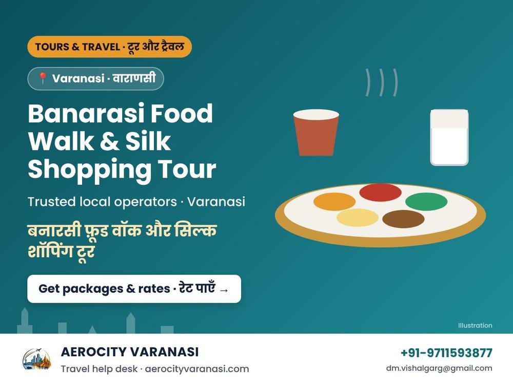 Banarasi Food Walk & Silk Shopping Tour