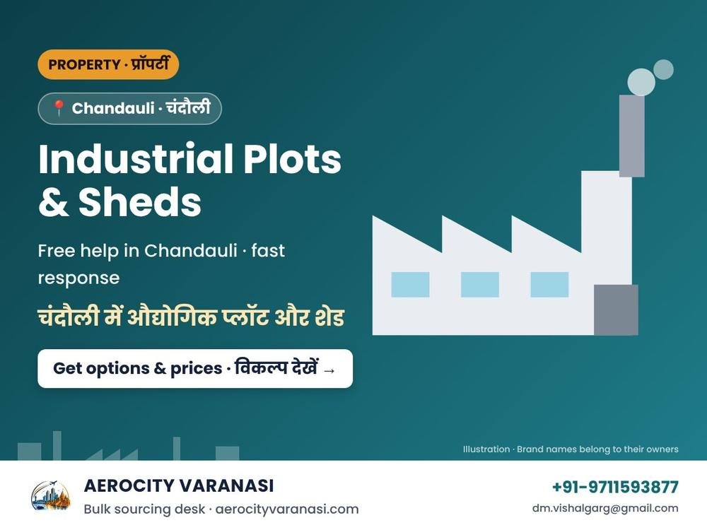 Industrial Plots & Sheds in Chandauli