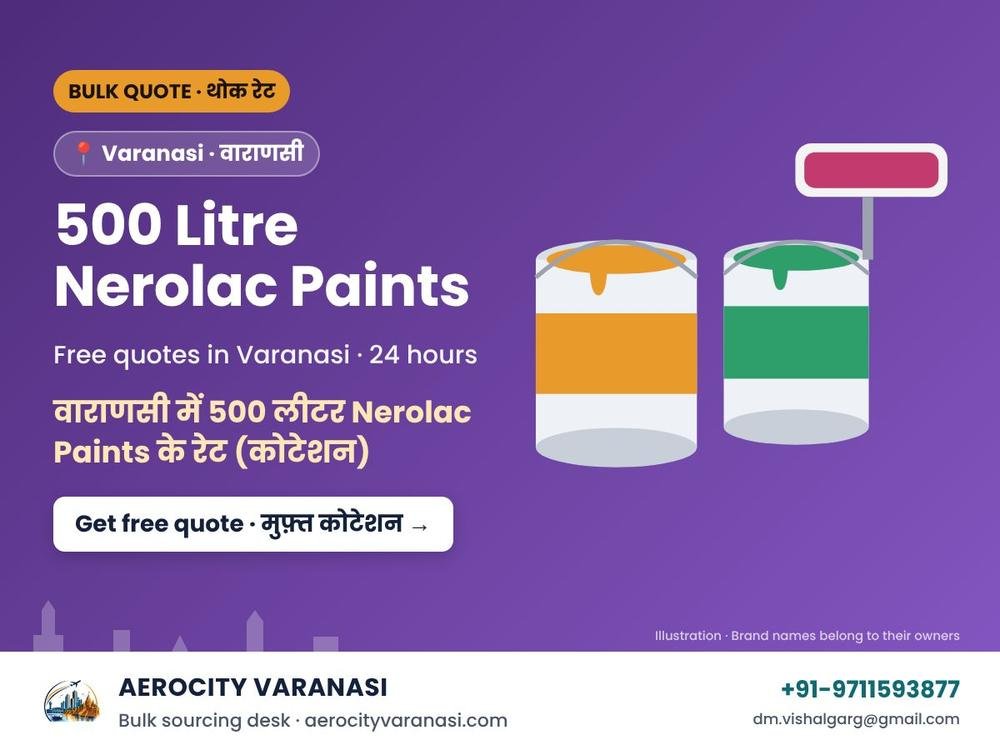 500 Litre Nerolac Paints Quotes in Varanasi