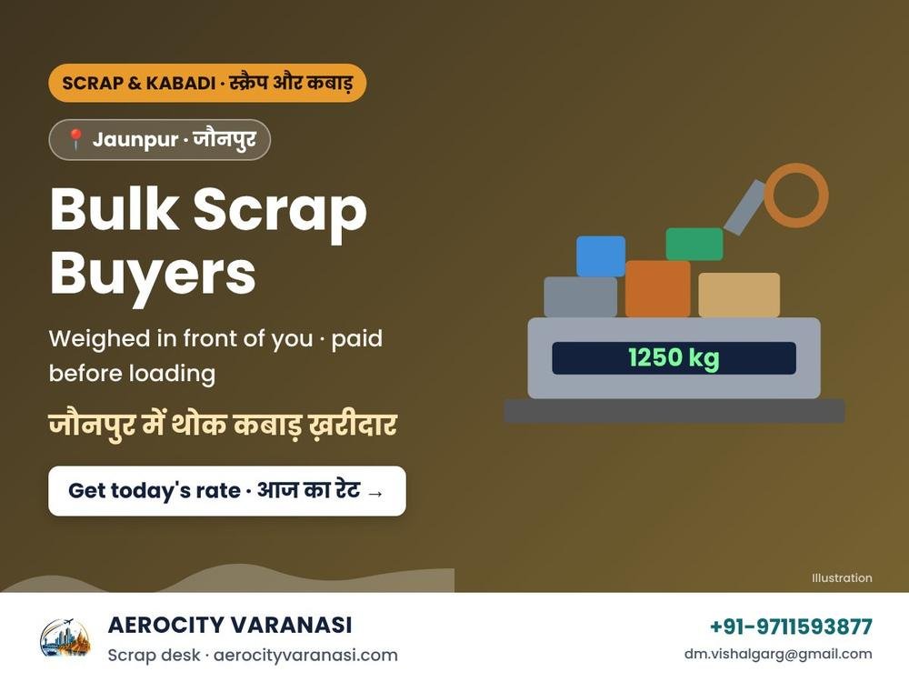 Bulk Scrap Buyers in Jaunpur – Sell Scrap in Bulk with Free Pickup