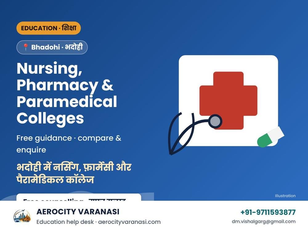 Nursing, Pharmacy & Paramedical Colleges in Bhadohi – Admission 2026